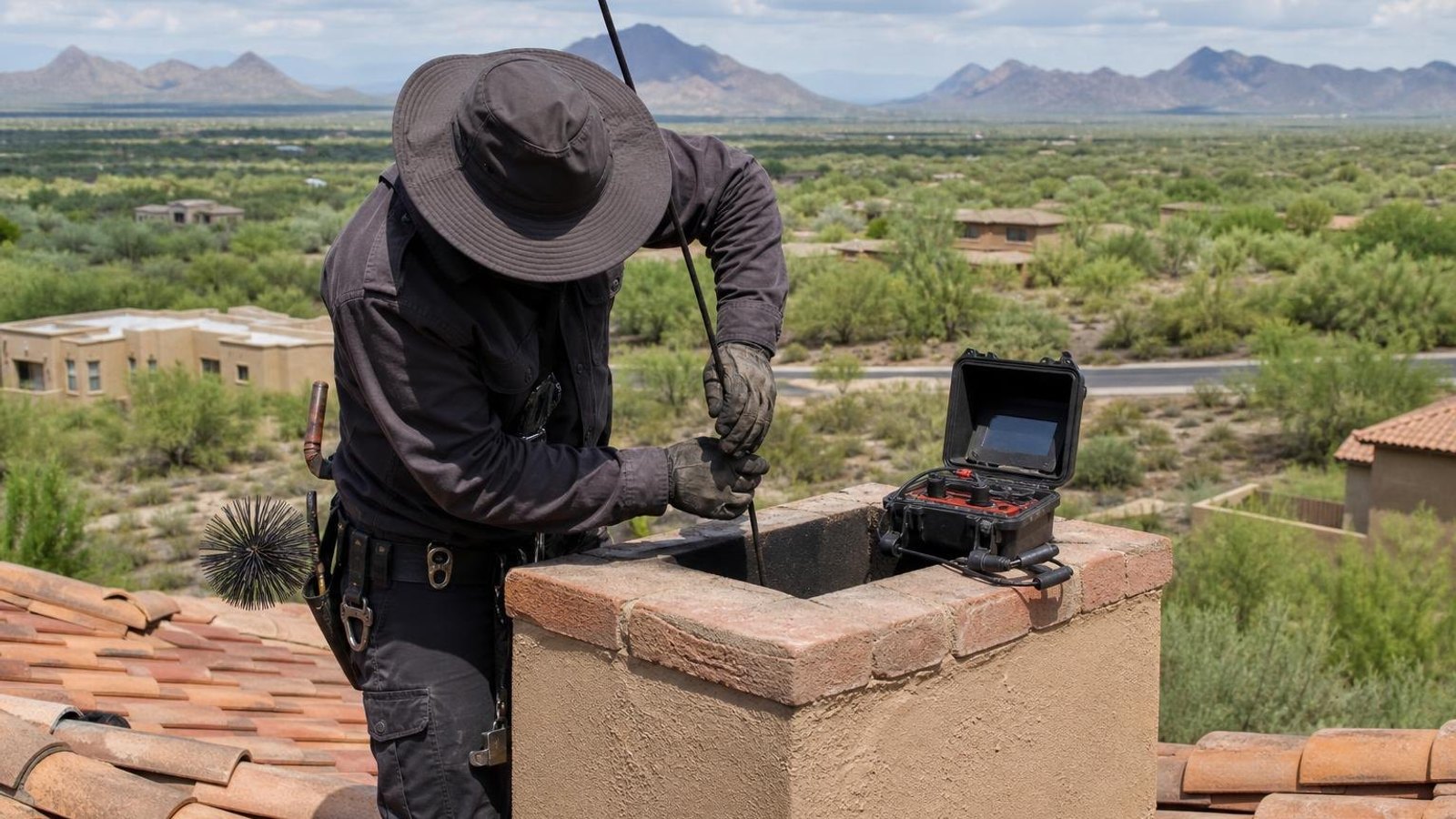 Local chimney sweep & inspection for Tucson homes